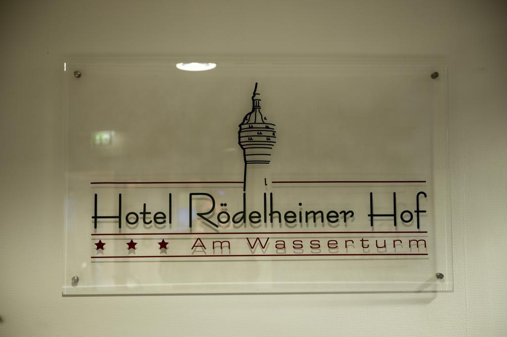 Hotel Rödelheimer Hof - Am Wasserturm Frankfurt am Main Exterior foto